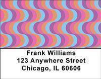 Retro Waves Address Labels