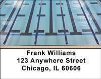 Swimming Address Labels