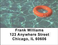 Swimming Address Labels