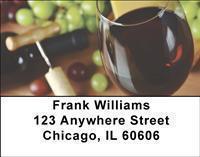 Red Wine Address Labels