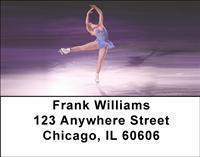 Figure Skating Address Labels