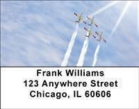 Jet Airplanes Address Labels