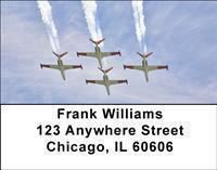 Jet Airplanes Address Labels