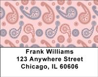 Ethnic Paisley Address Labels