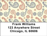 Ethnic Paisley Address Labels