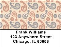 Ethnic Paisley Address Labels