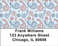 Ethnic Paisley Address Labels