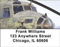 Military Hellicopters Address Labels