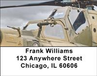 Military Hellicopters Address Labels
