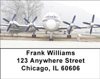 Turboprop Airplanes Address Labels