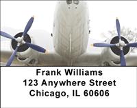 Turboprop Airplanes Address Labels