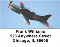 Vintage Fighter Planes Address Labels