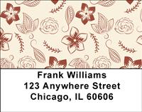 Vintage Flowers Address Labels