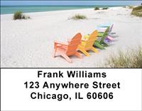 Summer At The Beach Address Labels