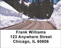 Winter Roads Address Labels