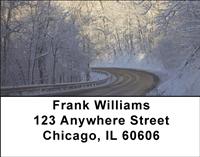 Winter Roads Address Labels