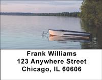 Rowboats On The Lake Address Labels
