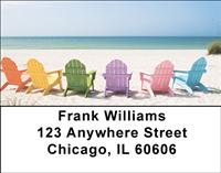 Relaxing On The Shore Address Labels