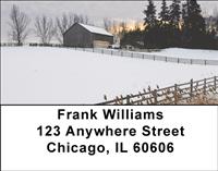 Winter Barns Address Labels