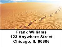Footprints In The Sand Address Labels