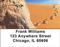 Footprints In The Sand Address Labels