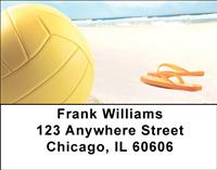 Beach Volleyball Address Labels