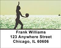 Beach Volleyball Address Labels
