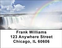 Waterfalls and Rainbows Address Labels