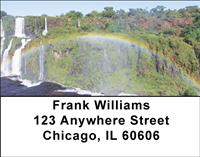 Waterfalls and Rainbows Address Labels