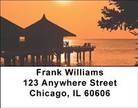Bungalow Sunsets Address Labels