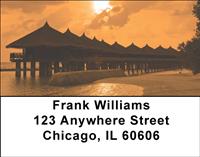 Bungalow Sunsets Address Labels