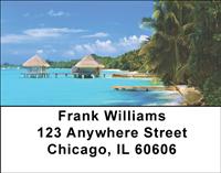 Tropical Bungalows Address Labels