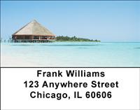 Tropical Bungalows Address Labels