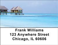 Tropical Bungalows Address Labels