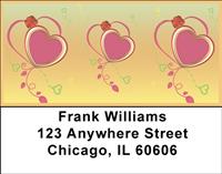 Bold Hearts Address Labels