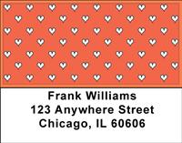 Simple Hearts Address Labels