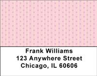 Pink Hearts Address Labels