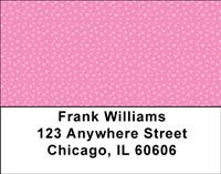 Pink Hearts Address Labels