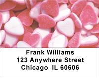 Candy Hearts Address Labels