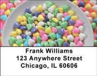 Candy Hearts Address Labels
