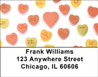 Candy Hearts Address Labels