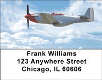 Air Force Classic Planes Address Labels