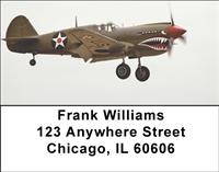 Air Force Classic Planes Address Labels