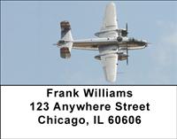 Air Force Classic Planes Address Labels
