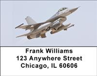 F-16 Fighter Jets Address Labels
