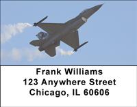 F-16 Fighter Jets Address Labels
