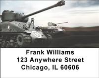 Army Tanks Address Labels