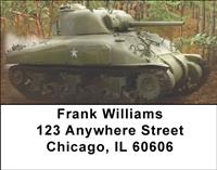 Army Tanks Address Labels