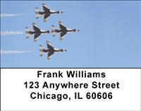 Air Force Thunderbirds Address Labels