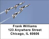 Air Force Thunderbirds Address Labels